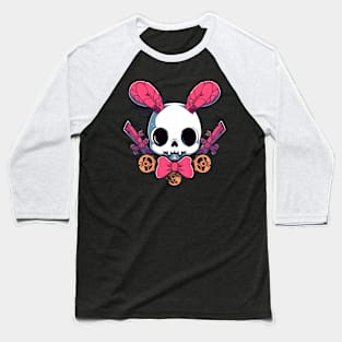 Skull Bunny Baseball T-Shirt